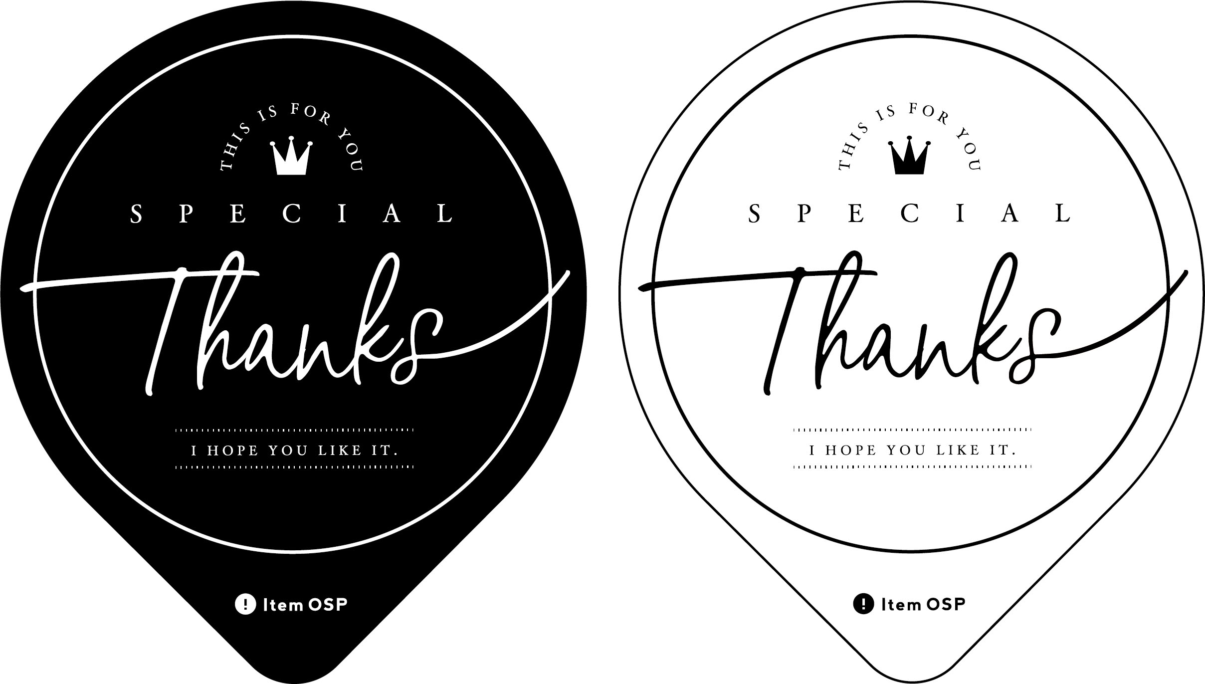 商品名:Thanks(ブラック、ホワイト)