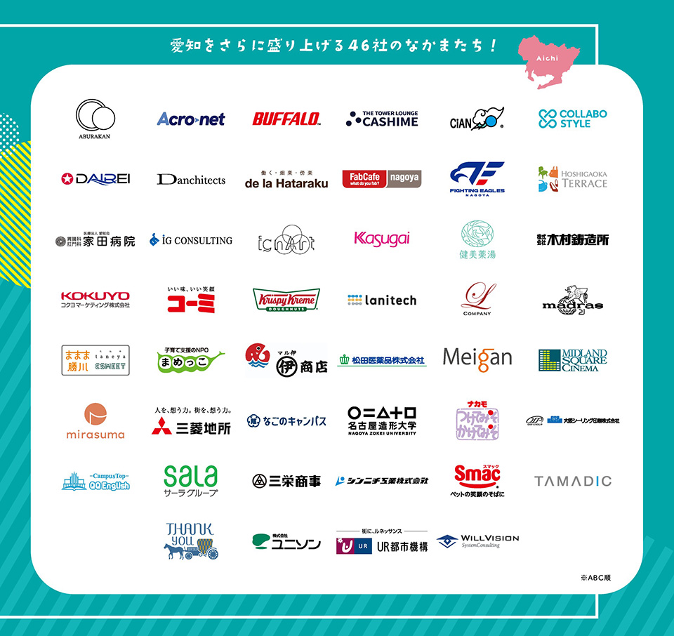 コラボレーションする46社