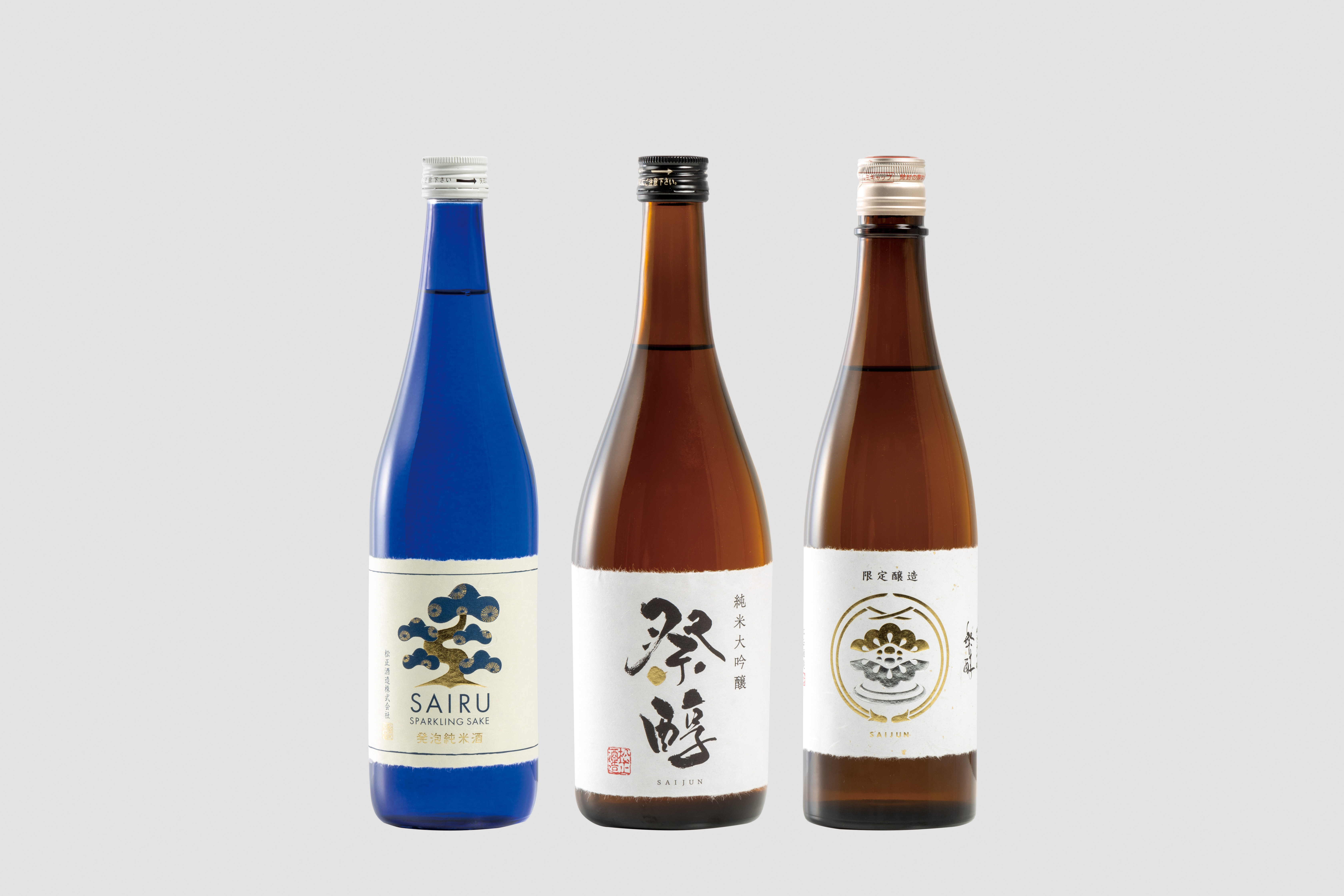 ちぎり和紙_3品瓶巻き事例